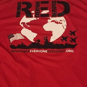 Red Graphic Men's Shirt